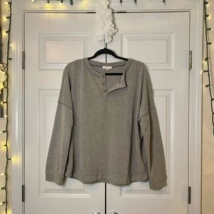 Wooden button sweater by Easel - Size L